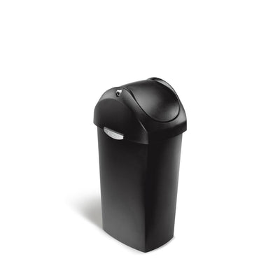 supporto prodotto pattumiera in plastica con coperchio oscillante da 40 l