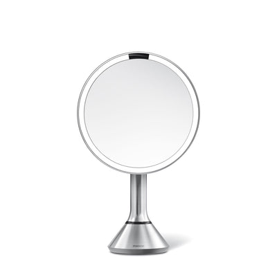 sensor mirror round with touch-control brightness and dual light setting