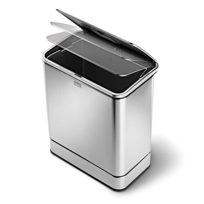 supporto prodotto cestino con sensore rettangolare da 55 l