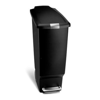 supporto prodotto cestino a pedale sottile in plastica da 40 l