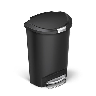 supporto prodotto cestino a pedale semi-rotondo da 50 l in plastica