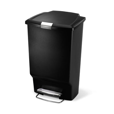 supporto prodotto cestino a pedale rettangolare da 45 l in plastica