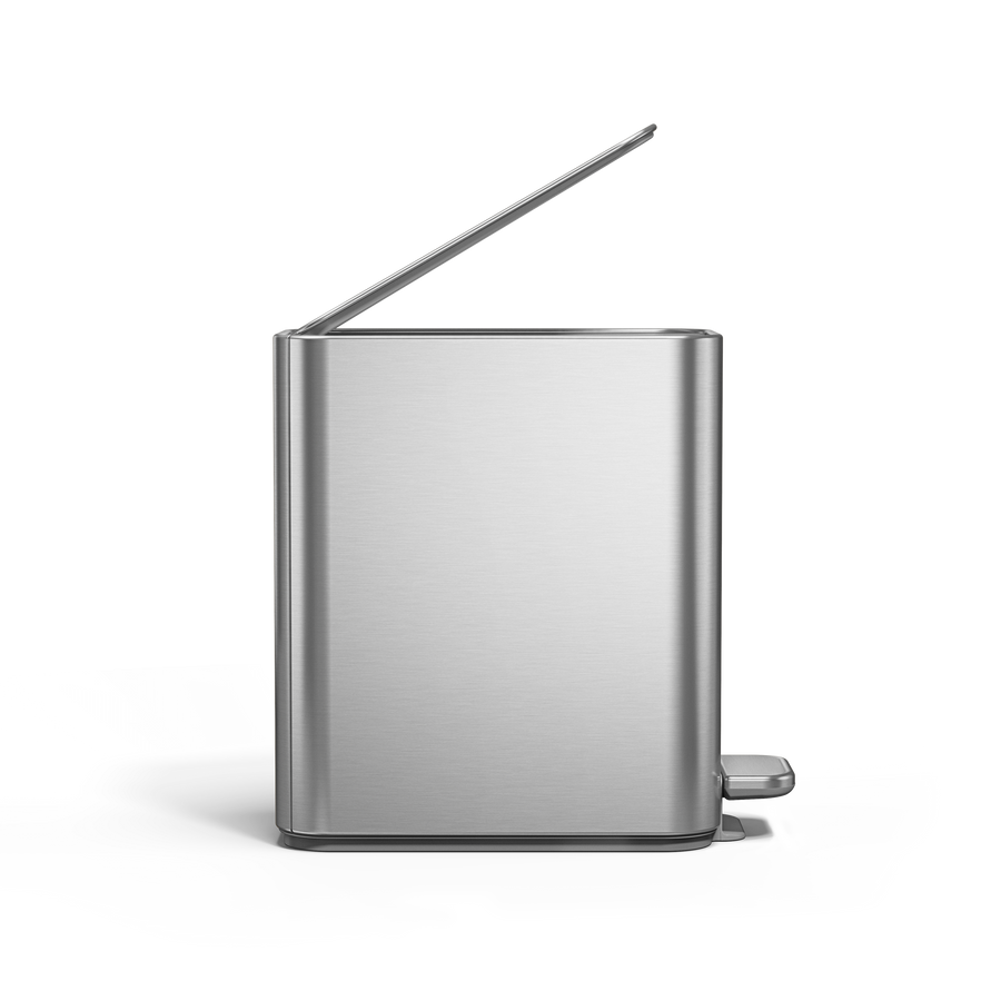 5 litri, cestino sottile con pedale