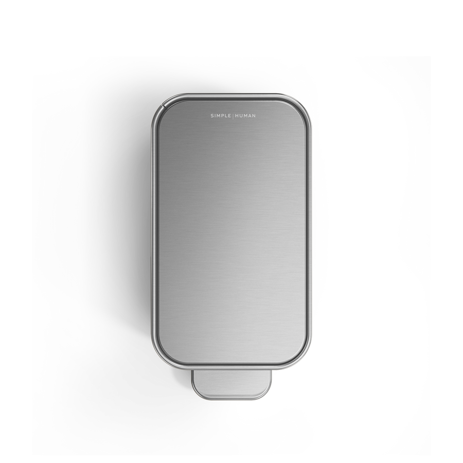 5 litri, cestino sottile con pedale