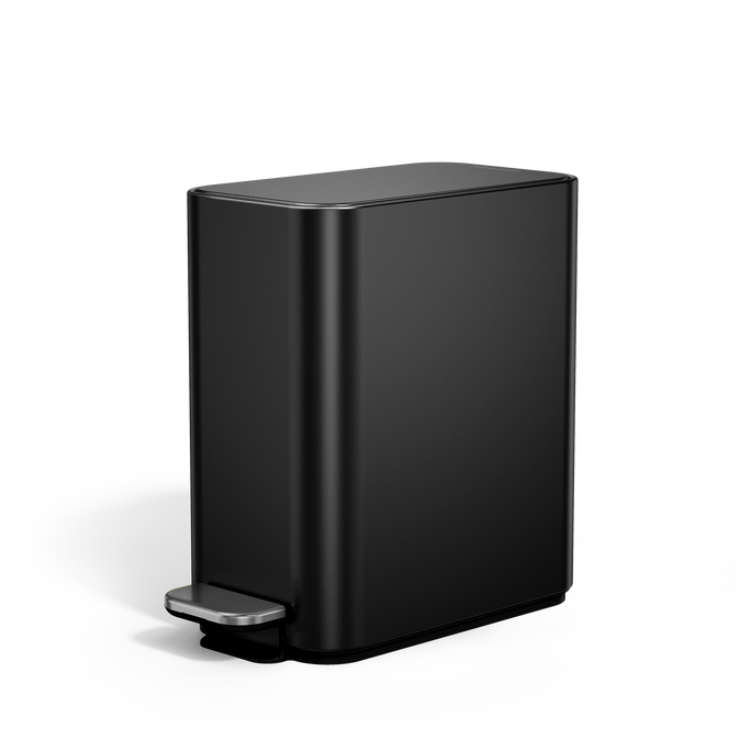 5 litri, cestino sottile con pedale