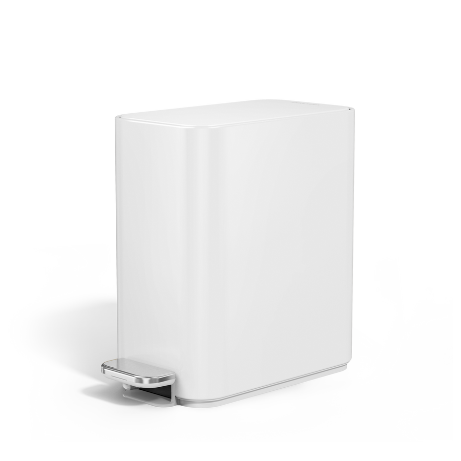 5 litri, cestino sottile con pedale