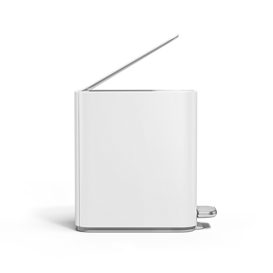 5 litri, cestino sottile con pedale