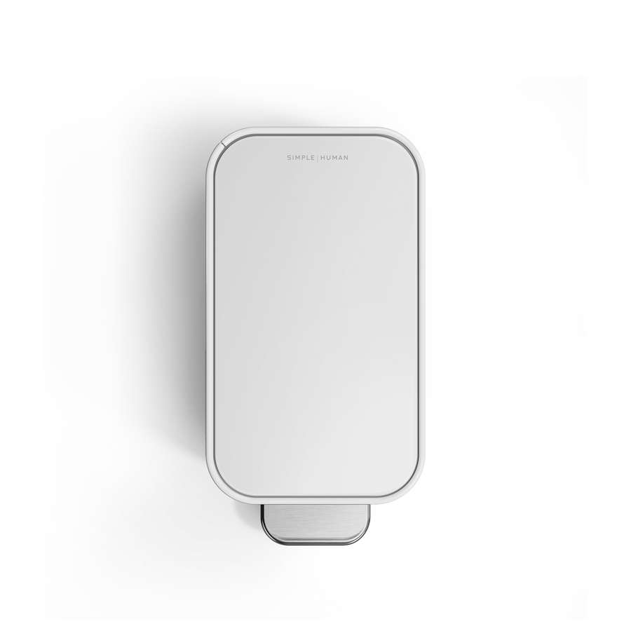 5 litri, cestino sottile con pedale