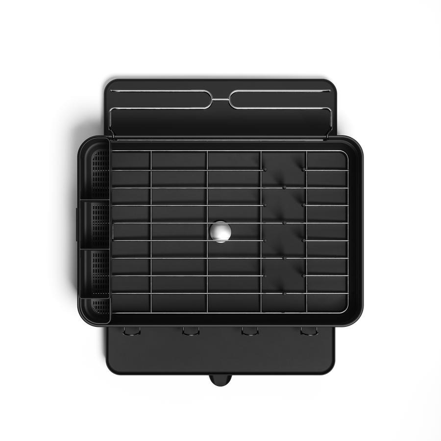 scolapiatti da appoggio con telaio in acciaio