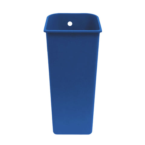 secchio in plastica blu per raccolta differenziata da 24 L 