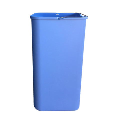secchio in plastica blu per raccolta differenziata da 24 L 