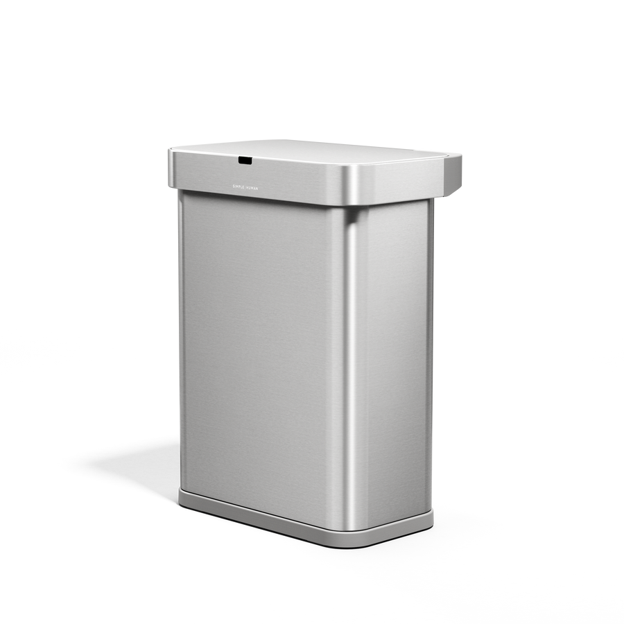 cestino rettangolare da 58 L con sensore