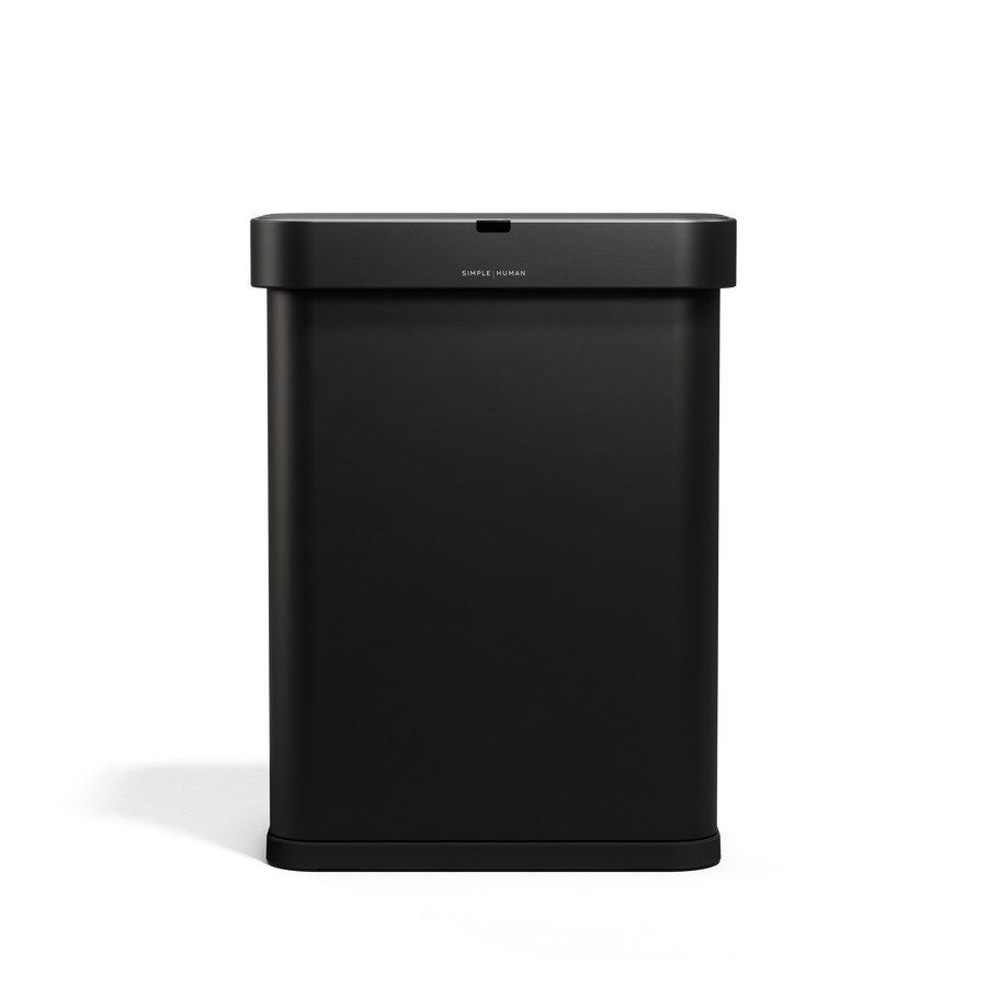 pattumiera rettangolare da 58 L con sensore