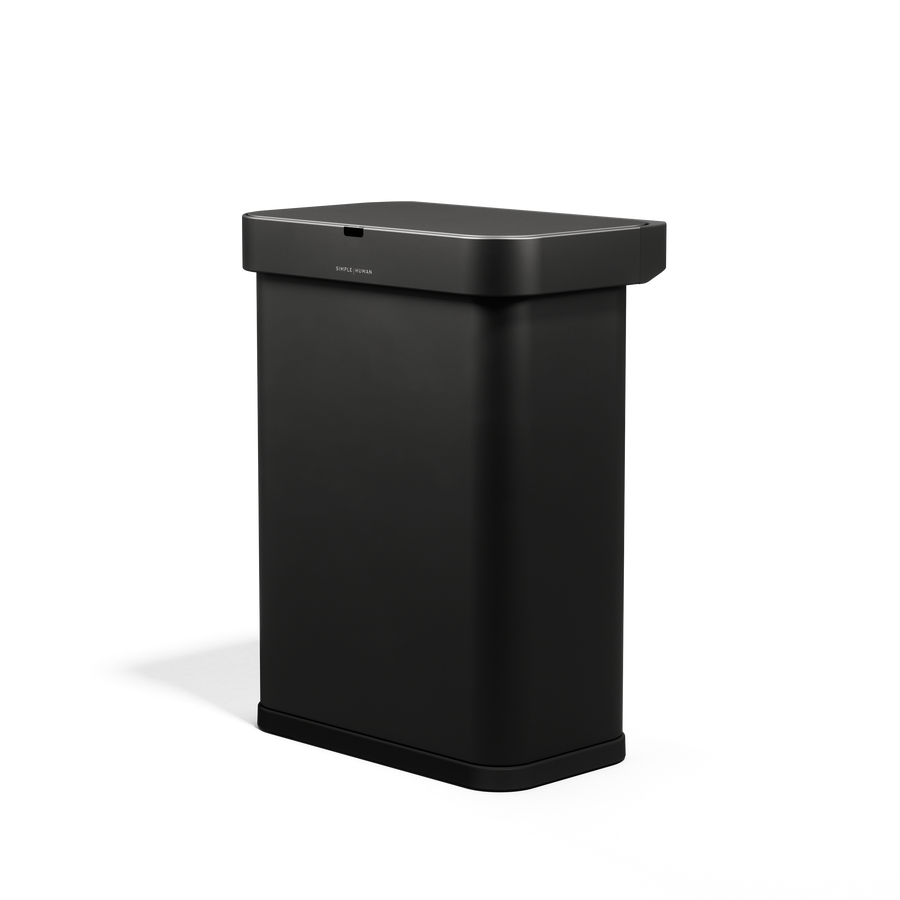 pattumiera rettangolare da 58 L con sensore