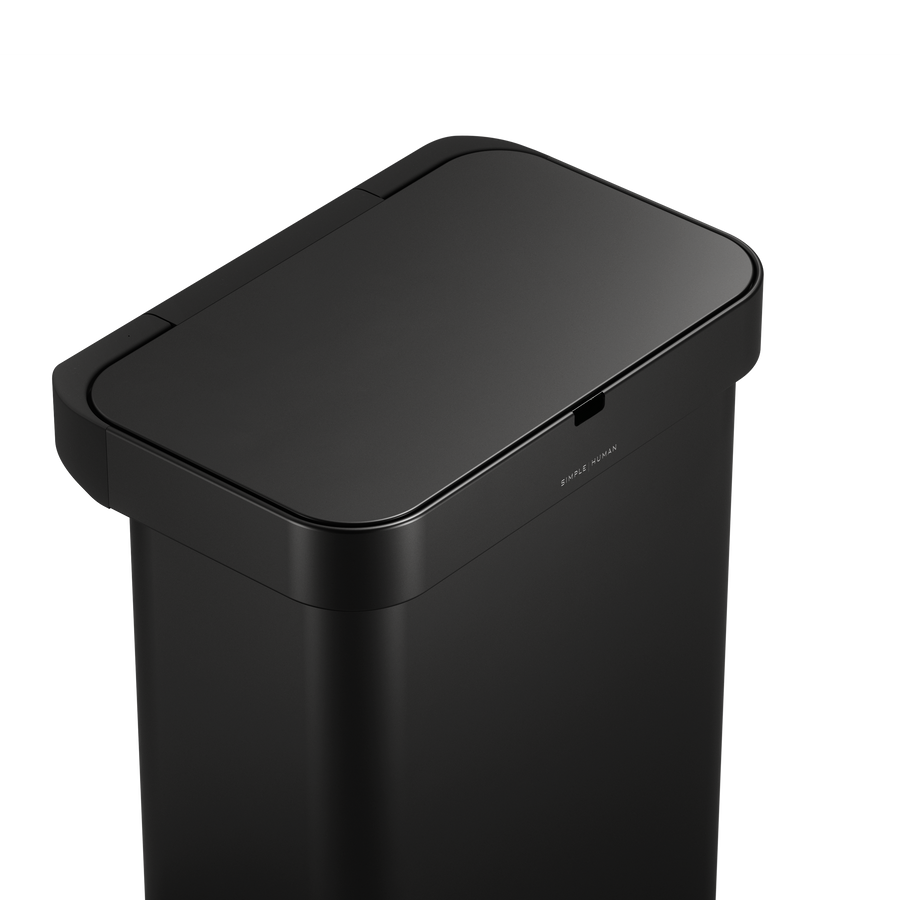 pattumiera rettangolare da 58 L con sensore