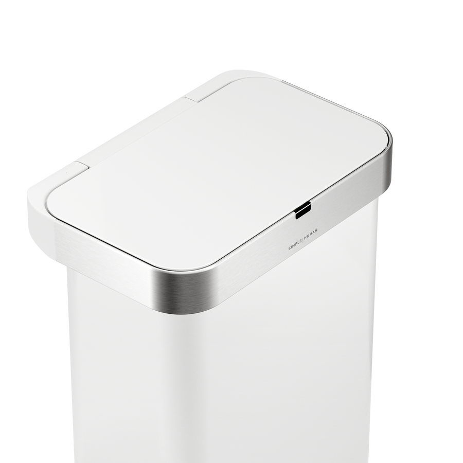 cestino rettangolare da 58 L con sensore