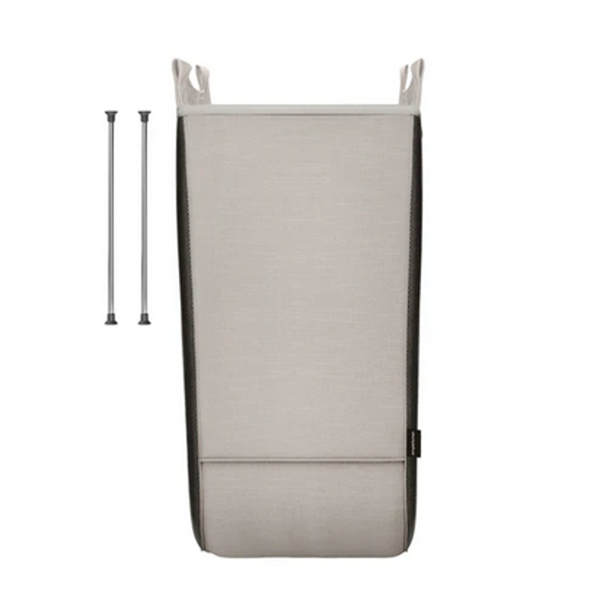 Set di 2 sacchetti per cesta per la biancheria con telaio a X doppia [SKU:pd6288]