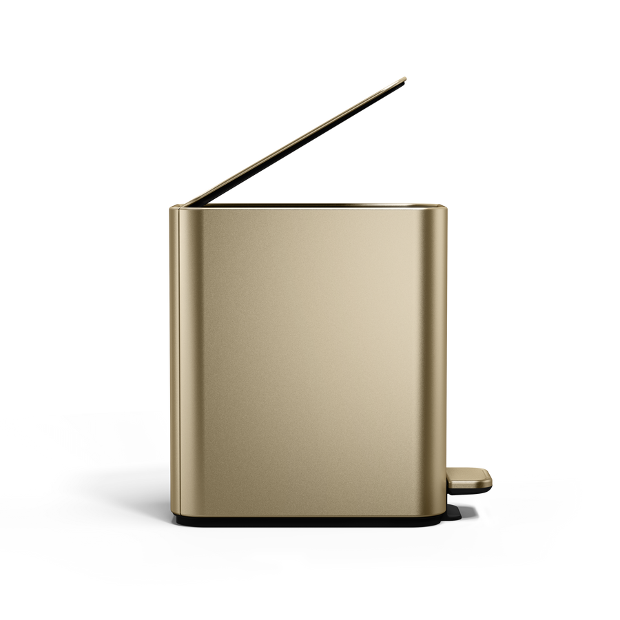 5 litri, cestino sottile con pedale