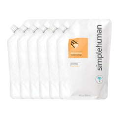 sacca di ricarica di sapone in schiuma simplehuman, da 828 ml, mandarino