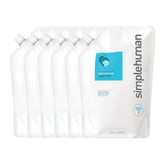 sacca di ricarica di sapone in schiuma simplehuman, da 828 ml, neutro