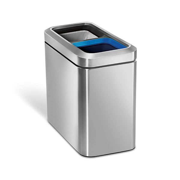 Simplehuman Pattumiere - Pattumiera Per La Raccolta Differenziata Touchless, Con Comando Vocale E Di Movimento 58 L Nero Opaco St2043