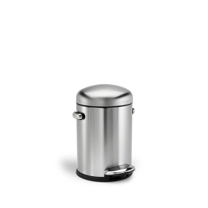 cestino con pedale retro da 4,5 litri