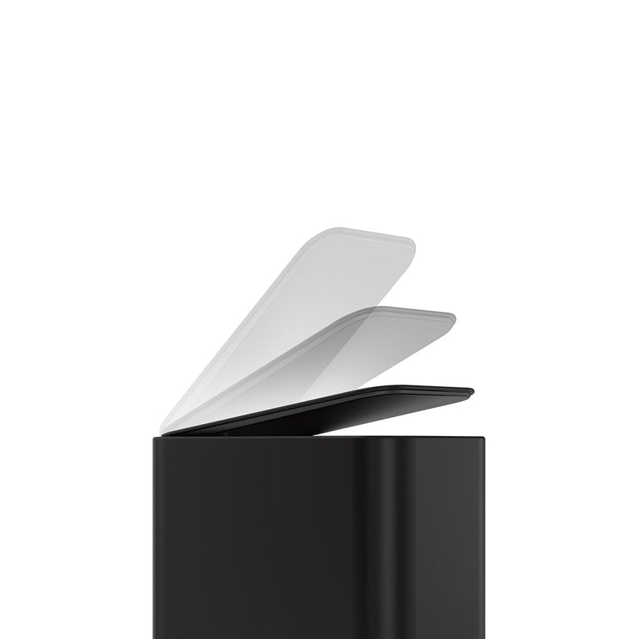 5 litri, cestino sottile con pedale