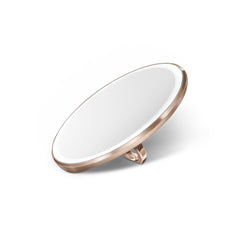 sensor mirror compact 3x - rose gold finish - standing using holder image